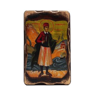 Άγιος Ζαφείριος - Λιθογραφία - Άγιο Όρος