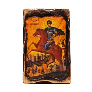 Άγιος Δημήτριος- Λιθογραφία - Άγιο Όρος