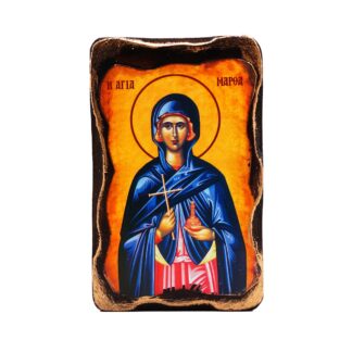 Αγία Μάρθα - Λιθογραφία - Άγιο Όρος