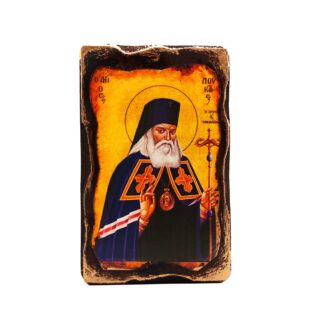 Άγιος Λουκάς ο Ιατρός - Λιθογραφία - Άγιο Όρος