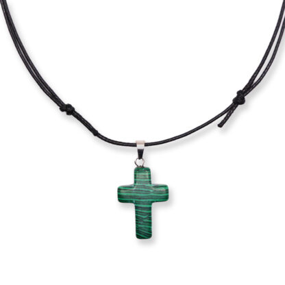 Neck Cross -Malachite- Monastic Worker's Hand