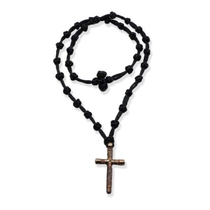 Prayer Cord with Metal Cross - 35 Knots - Mount Athos