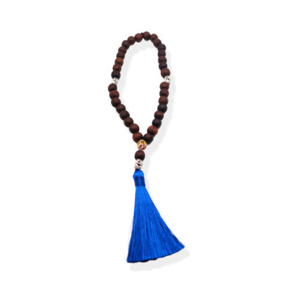 Prayer Beads 33 Wooden Beads – Panagia Eptaspathi – Mount Athos - Image 2