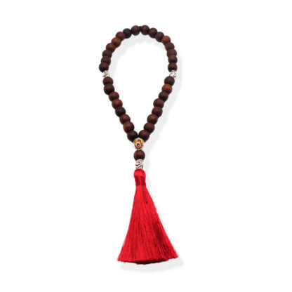 Prayer Beads 33 Wooden Beads – Panagia Eptaspathi – Mount Athos