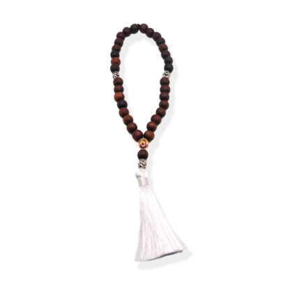 Prayer Beads 33 Wooden Beads – Panagia Eptaspathi – Mount Athos - Image 3