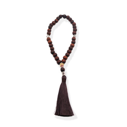 Prayer Beads 33 Wooden Beads – Panagia Eptaspathi – Mount Athos - Image 4