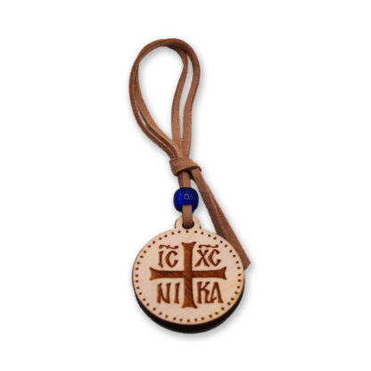 Wooden Amulet-Christogram