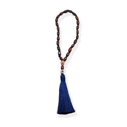 Prayer Beads 25 Wooden Beads - Virgin Mary of the Seven Swords - Mount Athos - Image 4