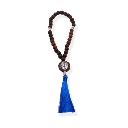 Prayer Beads 33 Wooden Beads - Christogram - Mount Athos