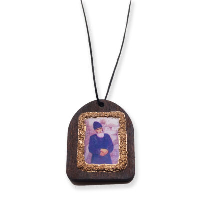Handmade Necklace Pendant with Saint Paisios - Mount Athos