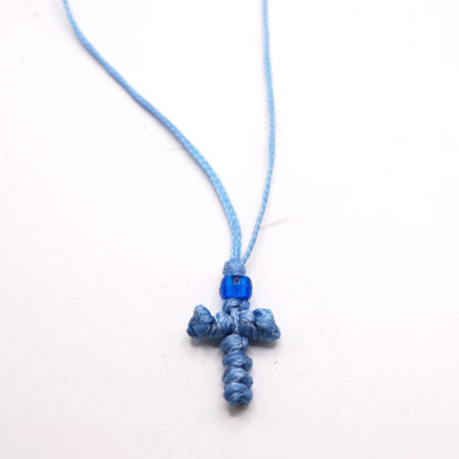 Knitted Necklace Cross - Mount Athos
