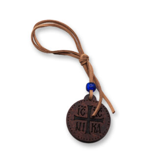 Wooden Amulet-Christogram