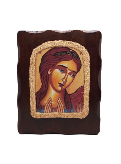 Guardian Angel - Embossed Gold Print with Sandblasting - Mount Athos