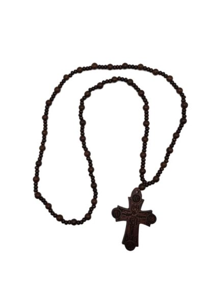 Handmade Wooden Neck Cross - Mount Athos